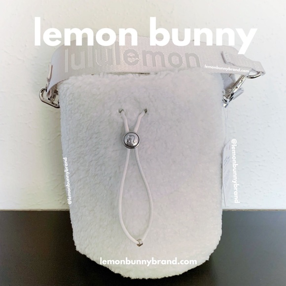 lululemon Crossbody Bucket Bag *Fleece 2.5L in White Opal One Size Brand New NWT